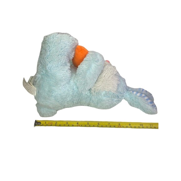 Best Made Toys Bunny Rabbit Plush Stuffed Animal Blue w/Carrot Easter Soft Toy - Picture 6 of 12